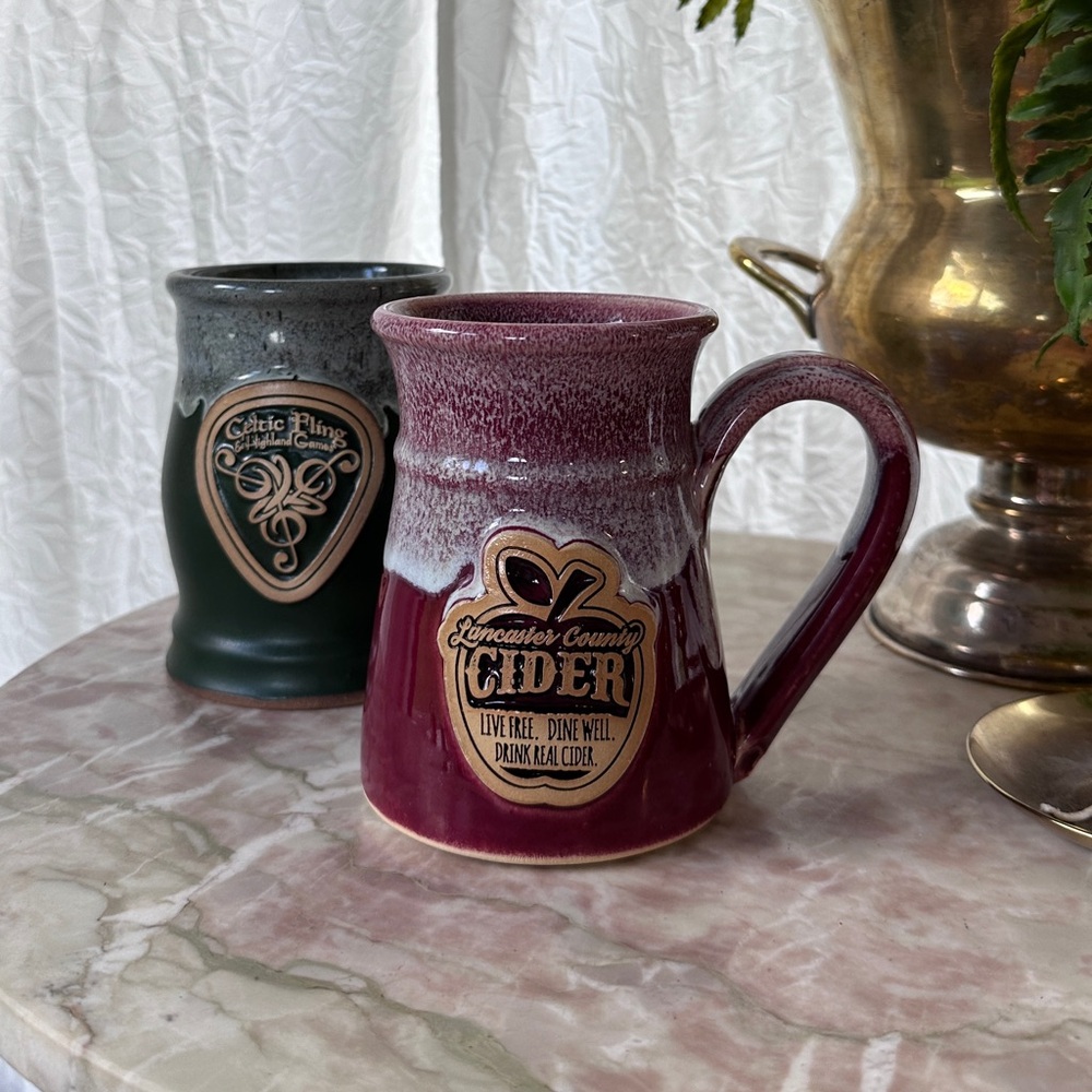 Grey Fox Pottery Lancaster County Cider Pottery Mug